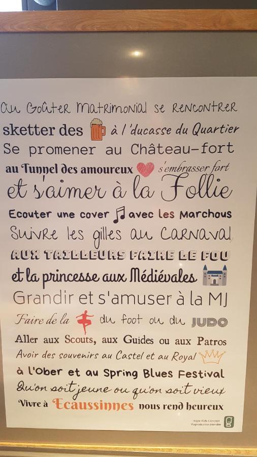 Le Triboureau Panzió Écaussinnes-dʼEnghien Kültér fotó