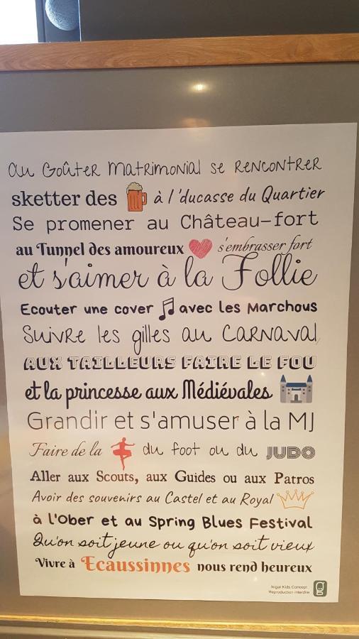 Le Triboureau Panzió Écaussinnes-dʼEnghien Kültér fotó